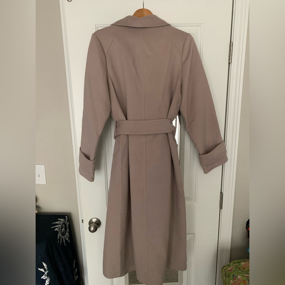 Ever New Beige Double-Breasted Trench Coat - Picture 3 of 6